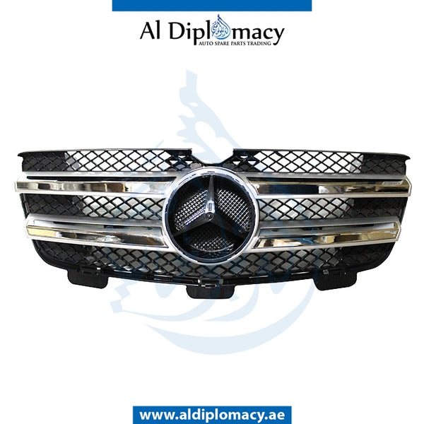 SHOW Grille, 2 LINES TYPE for Mercedes-Benz GL Class X164 (2006-2012) models, Part Number T-1648800185-2LINE