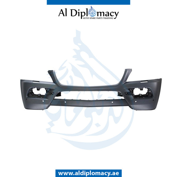 Front Bumper, WITH SENSOR AND WIPER Hole, EMPTY for Mercedes-Benz GL Class X164 (2006-2012) models, Part Number T-1648850438