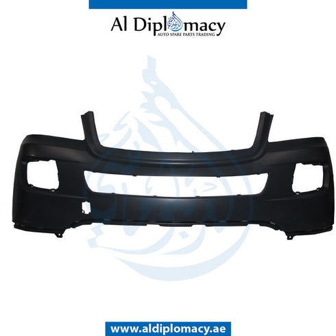 Front Bumper, WIHTOUT SENSOR Hole, AND WIPER HOLE for Mercedes-Benz M Class W164 (2006-2011) models, Part Number T-1648850625