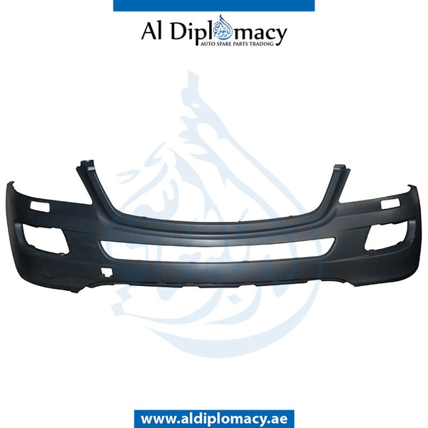 Front Bumper, WITH WIPER HOLE for Mercedes-Benz M Class W164 (2006-2011) models, Part Number T-1648850825