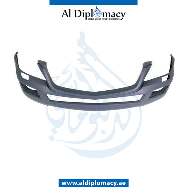 Front Bumper, WITH WIPER HOLE for Mercedes-Benz M Class W164 (2006-2011) models, Part Number T-1648855225