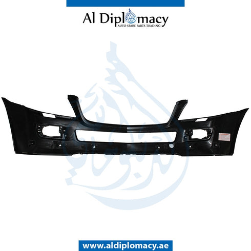 Front Bumper, WITH SENSOR AND WIPER HOLE for Mercedes-Benz GL Class X164 (2006-2012) models, Part Number T-1648855325