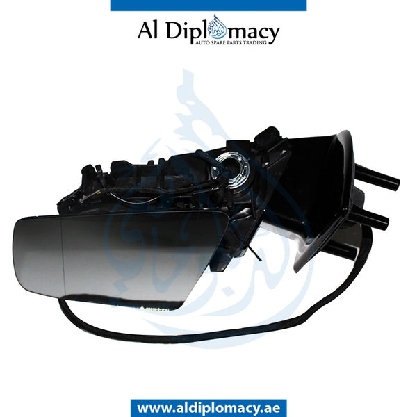 Left Mirror, WITH Glass, AND Lamp, WITHOUT COVER for Mercedes-Benz GLE Class W166 (2011-2019) models, Part Number T-1668100793