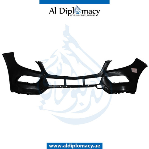 Front Bumper, WITH WIPER Hole, EMPTY for Mercedes-Benz GL Class W166 (2011-2019) models, Part Number T-1668850025