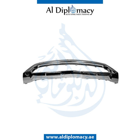 Front Lower BUMPER CHROME Molding, CENTER for Mercedes-Benz GLE Class W166 (2011-2019) models, Part Number T-1668857122