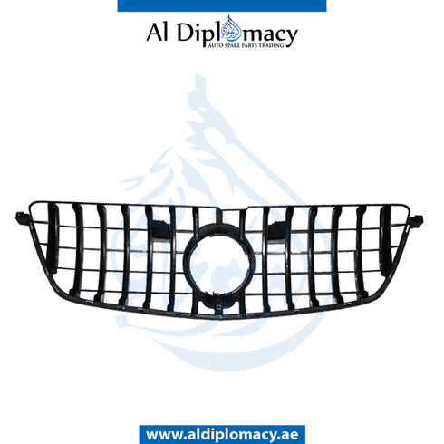 SHOW Grille, GTR Style, BLACK for Mercedes-Benz GL Class X166 (2013-2019) models