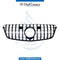 SHOW Grille, GTR Style, BLACK for Mercedes-Benz GL Class X166 (2013-2019) models, Part Number T-166GRILL (GL) (GTR STYLE)-BK