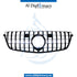 SHOW Grille, GTR Style, BLACK for Mercedes-Benz GL Class X166 (2013-2019) models, Part Number T-166GRILL (GL) (GTR STYLE)-BK