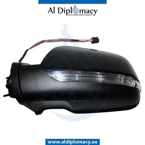 Left Mirror , WITH Glass, Cover, AND Lamp, COMPLETE for Mercedes-Benz A Class W169 (2004-2012) models