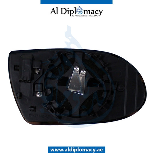 Left Mirror Glass, WITH BASE for Mercedes-Benz SL Class W171 (2004-2011) models