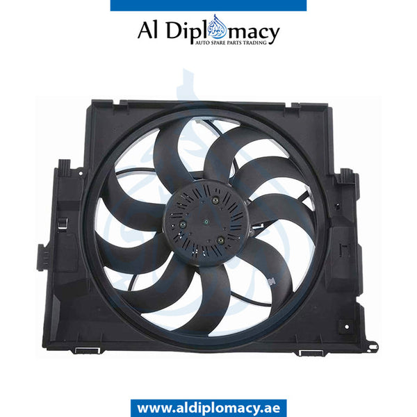 Fan, WITH HOUSING for BMW 1 Series F20 (2011-2015) models, Part Number T-17427640509