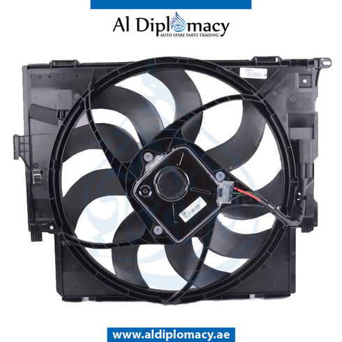 Fan, WITH HOUSING for BMW 1 Series F20 (2011-2015) models, Part Number T-17428641964