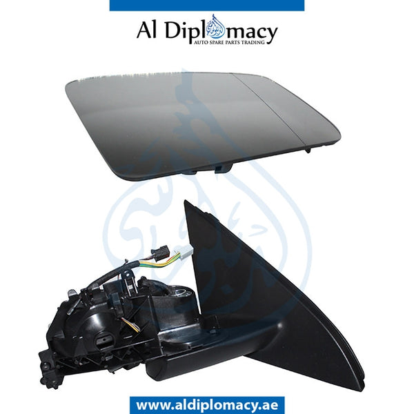 Right Mirror , WITH Glass, WITHOUT Cover, LAMP for Mercedes-Benz A Class W176 (2012-2018) models, Part Number T-1768100676