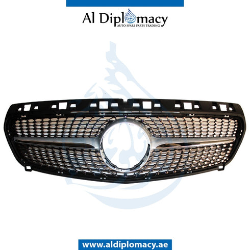 Front Bumper, WITH SENSOR AND WIPER HOLE Complete, A45 STYLE for Mercedes-Benz A Class W176 (2012-2018) models