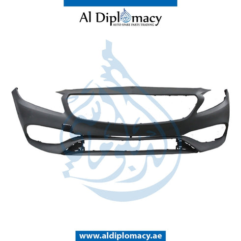 Front Bumper, WITH SENSOR Hole, AMG 45, COMPLETE for Mercedes-Benz A Class W176 (2012-2018) models