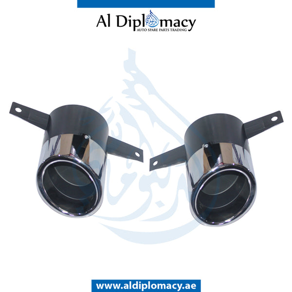 EXHAUST TAILPIPE Tip, Chrome, AMG 35, SET for Mercedes-Benz A Class W118 (2018-2020) models, Part Number T-1774907700/7800