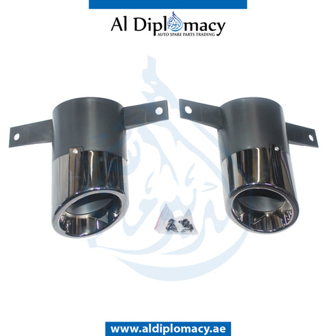 EXHAUST TAILPIPE Tip, Black, AMG 35, SET for Mercedes-Benz A Class W118 (2018-2020) models, Part Number T-1774907900/8000