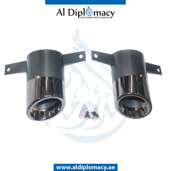 EXHAUST TAILPIPE Tip, Black, AMG 35, SET for Mercedes-Benz A Class W118 (2018-2020) models, Part Number T-1774907900/8000