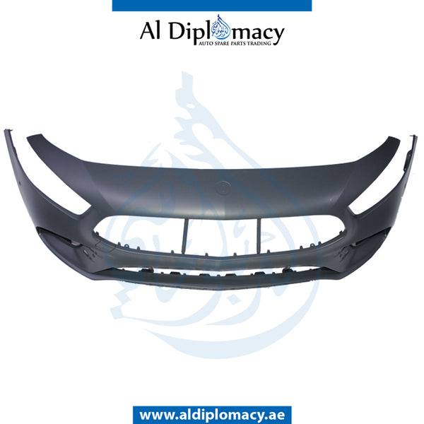 Front Bumper, WITH SENSOR AND CAMERA Hole, AMG for Mercedes-Benz A Class W177 (2018-2020) models, Part Number T-1778802304