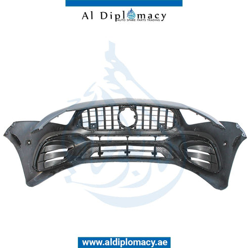 Front Bumper, WITH SENSOR Hole, AMG 45, COMPLETE for Mercedes-Benz A Class W177 (2018-2020) models