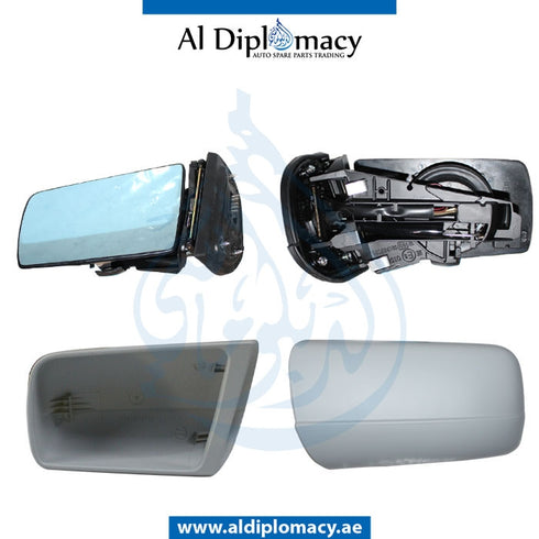 Left Mirror, COMPLETE for Mercedes-Benz C Class W202 (1994-2000) models, Part Number T-2028100116-C
