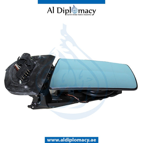 Left Mirror Frame, WITH Glass, WITHOUT COVER for Mercedes-Benz C Class W202 (1994-2000) models, Part Number T-2028101116