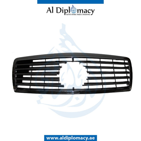 SHOW Grille, Black, 10 LINES for Mercedes-Benz C Class W202 (1994-2000) models, Part Number T-202GRILL-BK(10LINE)