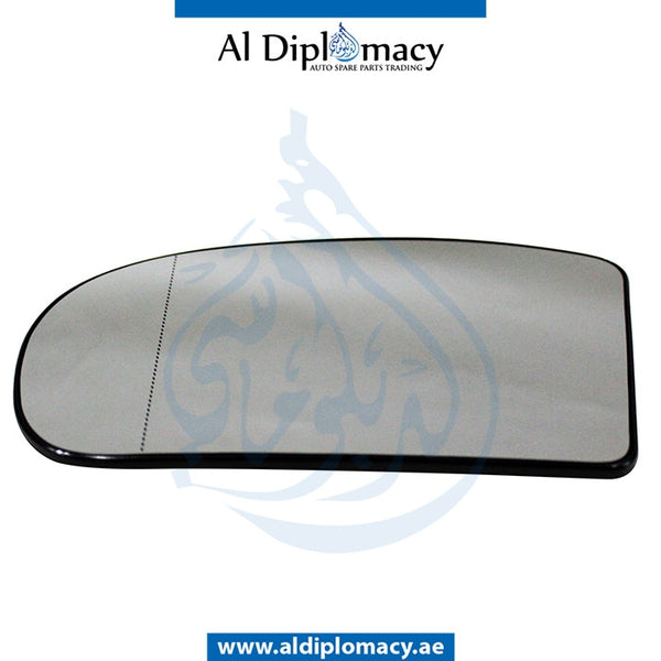 Left Mirror GLASS for Mercedes-Benz C Class W203 (2001-2007) models, Part Number T-2038100521