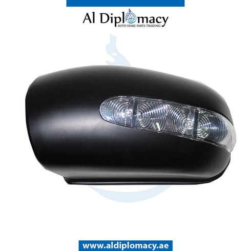 Left Mirror Cover, WITH LED LAMP for Mercedes-Benz C Class W203 (2001-2007) models, Part Number T-2038100564