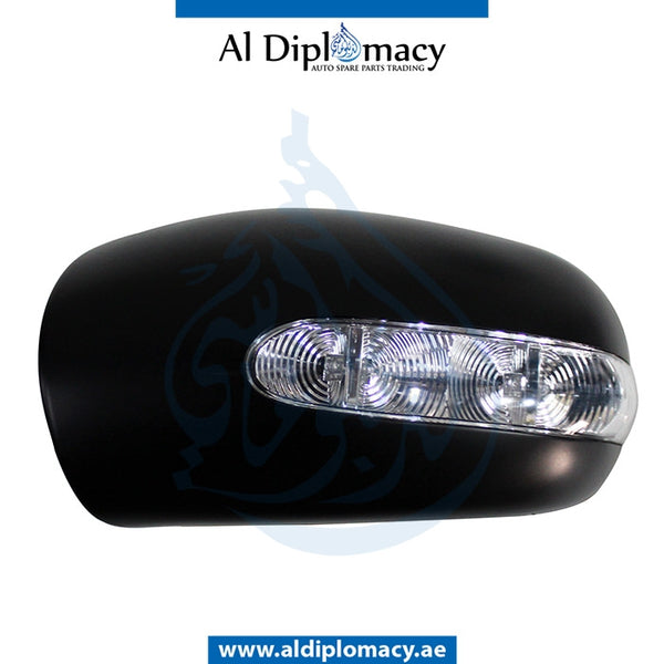 Left Mirror Cover, WITH LAMP for Mercedes-Benz E Class W211 (2002-2009) models, Part Number T-2038100565