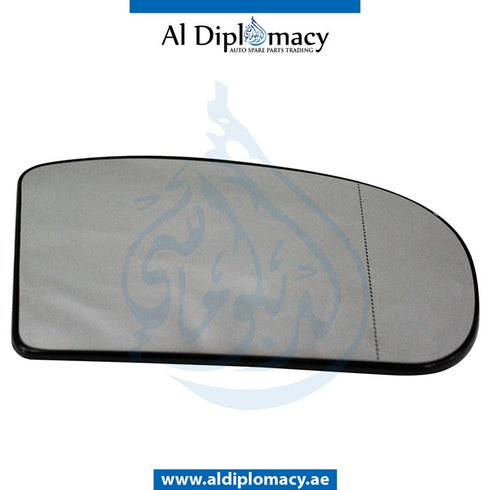 Right Mirror GLASS for Mercedes-Benz C Class W203 (2001-2007) models, Part Number T-2038101221