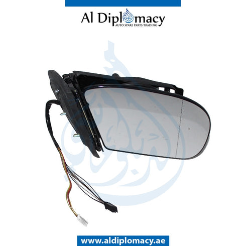 Right Mirror Frame, WITH Glass, WITHOUT COVER for Mercedes-Benz C Class W203 (2001-2007) models, Part Number T-2038106676