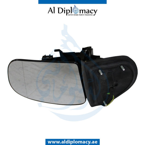 Right Side Mirror Frame, With Glass, Mercedes-Benz C Class W203 Models By Taiwan Part Number 2038107476 / 2038103276