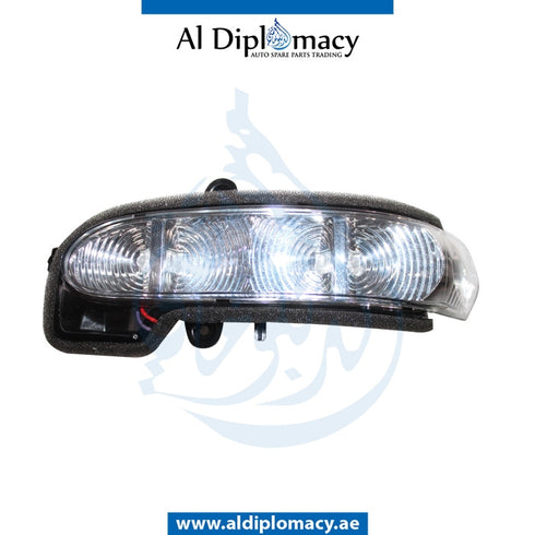 Left MIRROR TURN SIGNAL Lamp, SQUARE LED for Mercedes-Benz C Class W203 (2001-2007) models, Part Number T-2038201521-SQUARE LED
