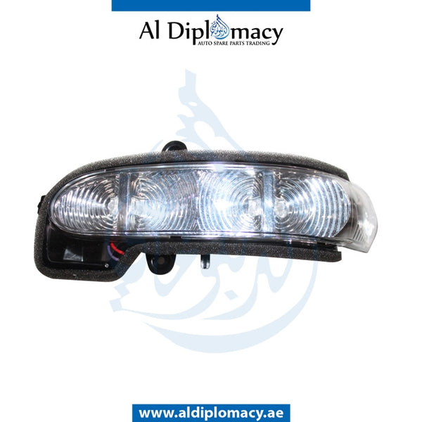 Left MIRROR TURN SIGNAL Lamp, SQUARE LED for Mercedes-Benz C Class W203 (2001-2007) models, Part Number T-2038201521-SQUARE LED