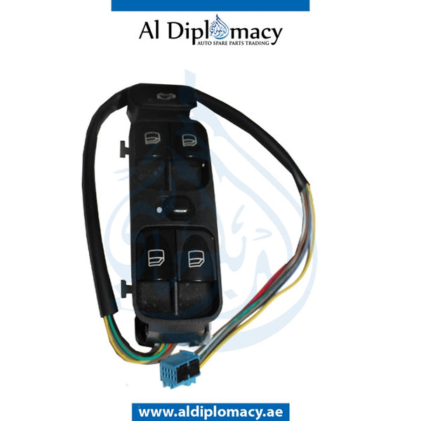 Front Left DOOR WINDOW SWITCH for Mercedes-Benz C Class W203 (2001-2007) models, Part Number T-2038210679