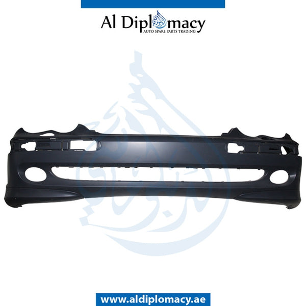 Front Bumper, WITHOUT SENSOR Hole, WITH WIPER Hole, AMG for Mercedes-Benz C Class W203 (2001-2007) models, Part Number T-2038851525