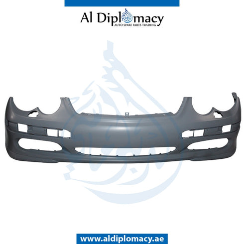 Front Bumper, WITHOUT SENSOR Hole, WITH WIPER HOLE for Mercedes-Benz C Class W203 (2001-2007) models, Part Number T-2038854725