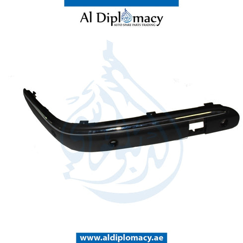 Front Right BUMPER Molding, WITH SENSOR HOLE for Mercedes-Benz C Class W203 (2001-2007) models, Part Number T-2038856421