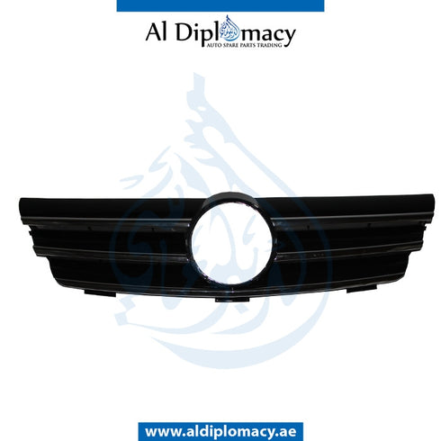 SHOW Grille, Black, 3 LINES for Mercedes-Benz C Class W203 (2001-2007) models, Part Number T-203GRILL-COUP-BLACK(3-LINE)