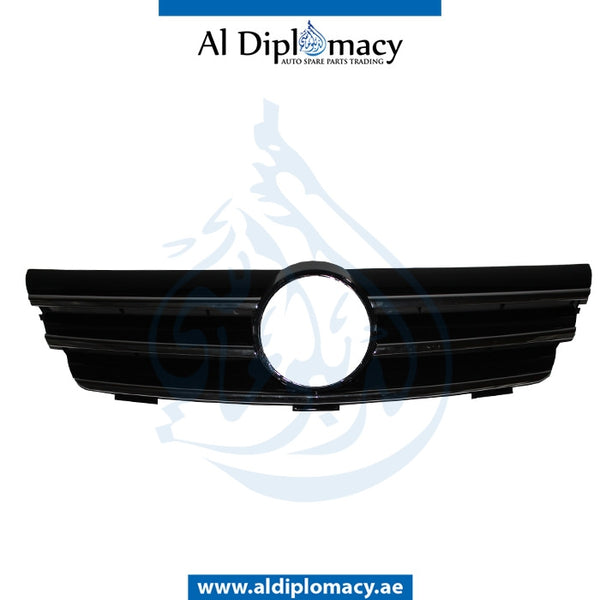 SHOW Grille, Black, 3 LINES for Mercedes-Benz C Class W203 (2001-2007) models, Part Number T-203GRILL-COUP-BLACK(3-LINE)