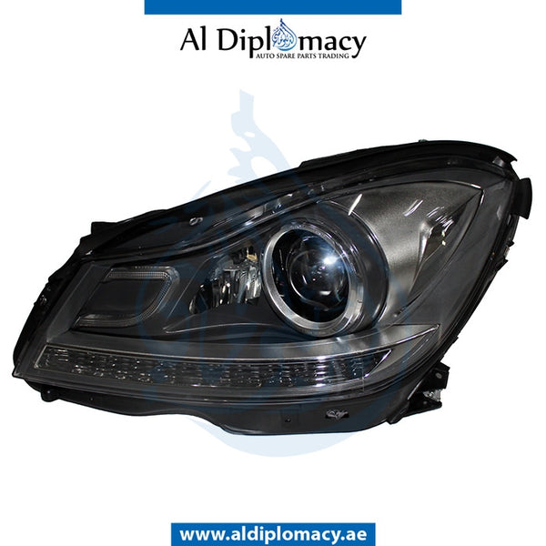 Left Headlight, DYNAMIC for Mercedes-Benz C Class W204 (2007-2015) models, Part Number T-2048203539-DYNAMIC