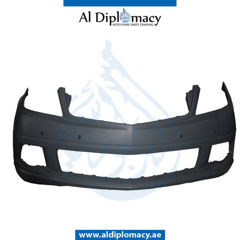 Front BUMPER WITH SENSOR Hole, WITHOUT WIPER HOLE for Mercedes-Benz C Class W204 (2007-2015) models, Part Number T-2048800940