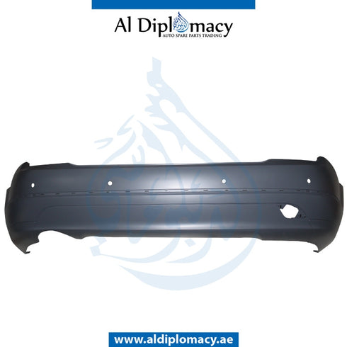 Rear Bumper, WITH SENSOR Hole, NORMAL for Mercedes-Benz C Class W204 (2007-2015) models, Part Number T-2048801340