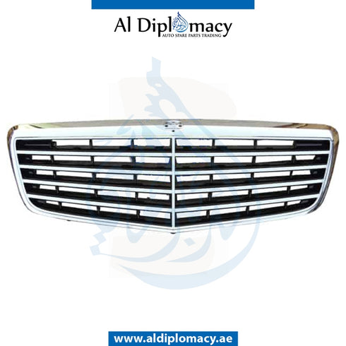 SHOW Grille, CHROME & GRAY for Mercedes-Benz C Class W204 (2007-2015) models, Part Number T-2048801483