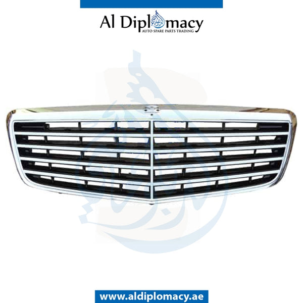 SHOW Grille, CHROME & GRAY for Mercedes-Benz C Class W204 (2007-2015) models, Part Number T-2048801483