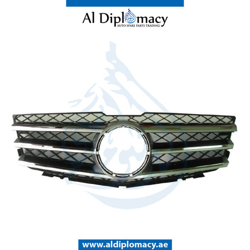 SHOW Grille, SILVER for Mercedes-Benz GLK Class X204 (2010-2015) models, Part Number T-2048801583-CN