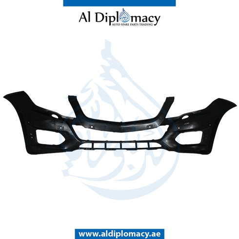 Front Bumper, WITH SENSOR AND WIPER Hole, EMPTY for Mercedes-Benz GLK Class X204 (2010-2015) models, Part Number T-2048802249