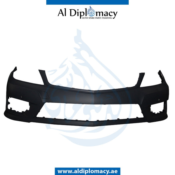 Front Bumper, WITH SENSOR HOLE for Mercedes-Benz C Class W204 (2007-2015) models, Part Number T-2048802849
