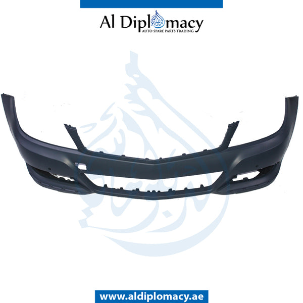 Front Bumper, WITH SENSOR HOLE for Mercedes-Benz C Class W204 (2007-2015) models, Part Number T-2048806347-CN